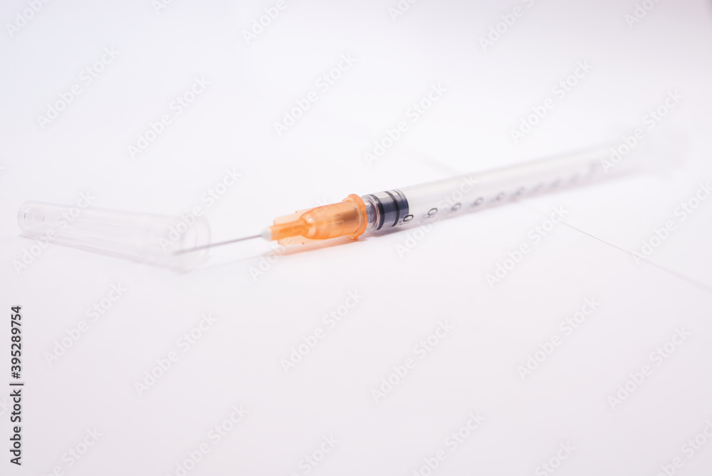 Fototapeta premium Syringes on the table