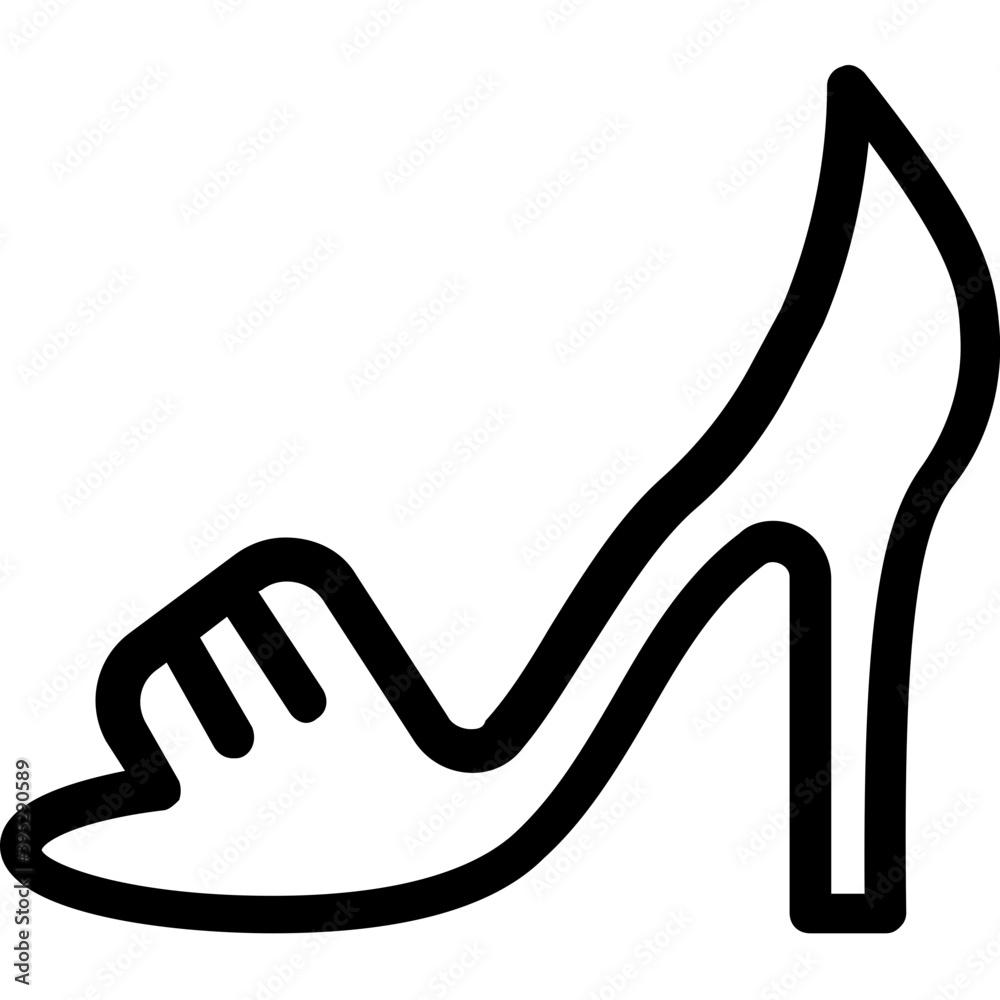 Heel Shoes Vector Line Icon
Heel Shoes Vector Line Icon