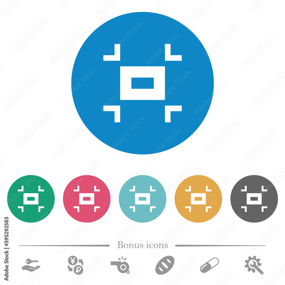 Small screen flat round icons Small screen flat round icons