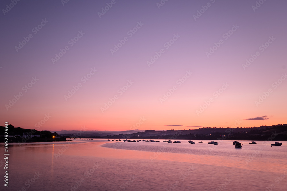 Sunset Over The Teign River, Shaldon Devon Sunset Over The Teign River, Shaldon Devon