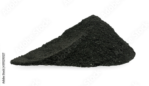 charcoal isolated on white background © ruzz