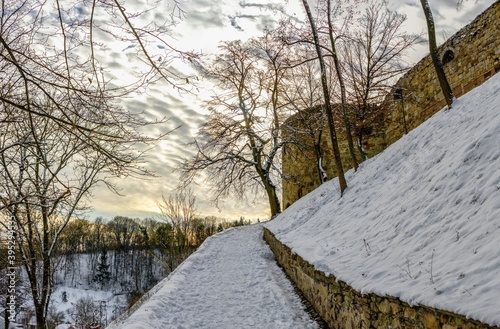 Terebovlia castle in Ukraine photo