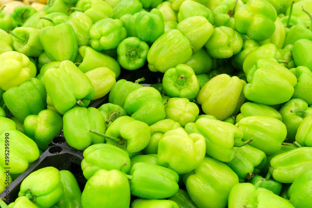 green pepper background sale of fresh vegetables green pepper background sale of fresh vegetables
