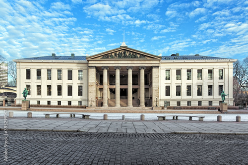 Domus Media, the oldest building of the University of Oslo, Norway. It was built in 1841-1851.