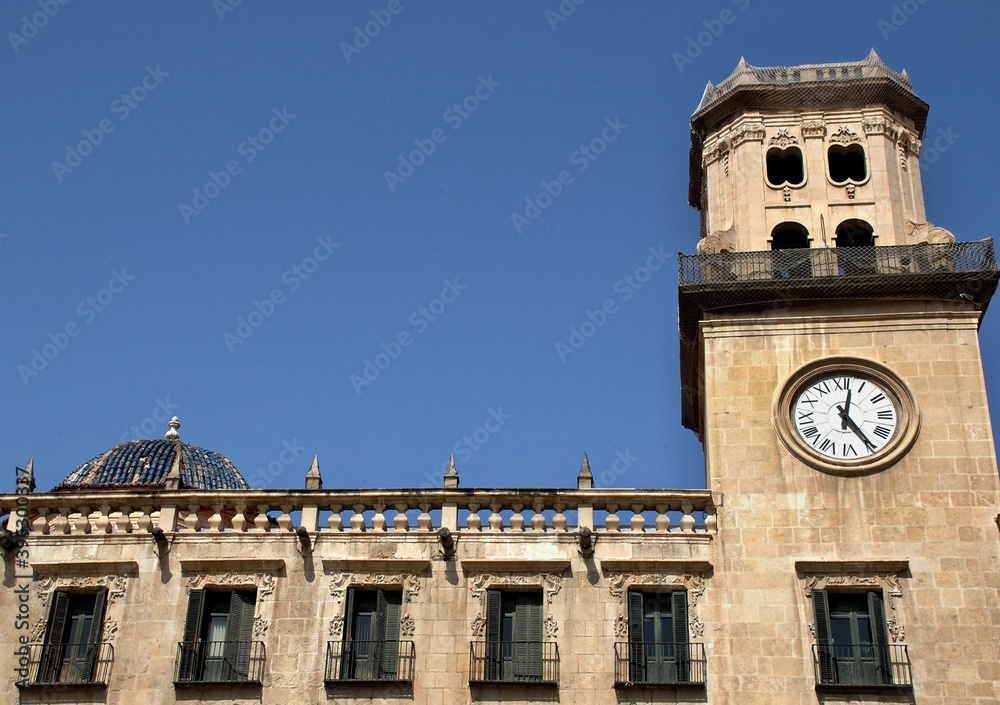 Historic townhall in Alicante - Spain