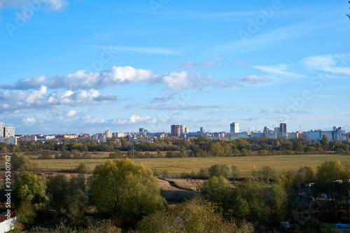 view from the window to the developing valley