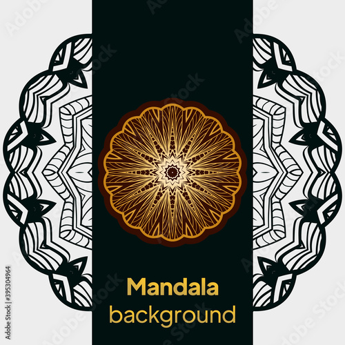 Floral mandala. Vector illustration. luxury wedding, beauty fashion concept, royal holiday party cards.