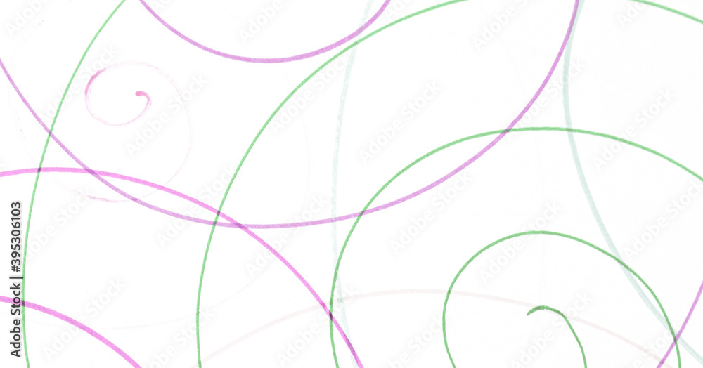 Tangled Scrawl Illustration. Pastel Abstract Line Tangled Scrawl Illustration. Pastel Abstract Line