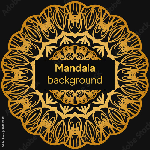 Flower Mandala. Vintage decorative elements. luxury wedding, beauty fashion concept, royal holiday party cards. Vector illustration