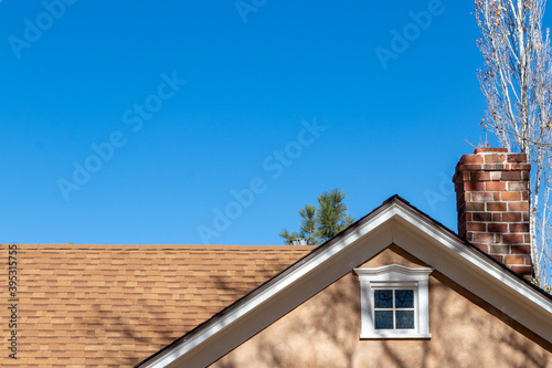 Historic country house with chimney