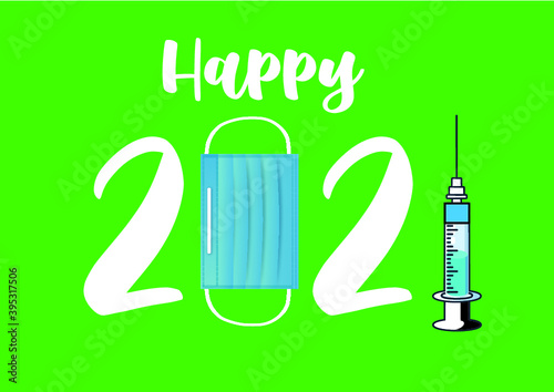 Feliz 2021 con vacuna covid-19