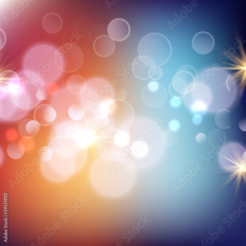 Abstract shiny blurred lights background stock illustration