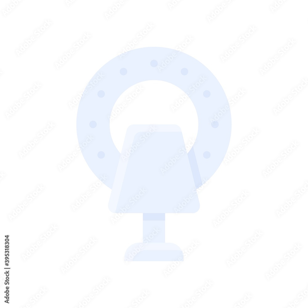 sickness and disease related citi scan machine vectors in flat style,