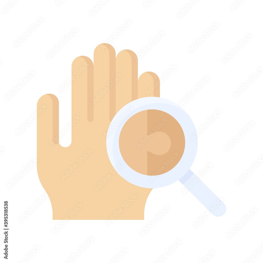 sickness and disease related patient with extra finger problem vectors in flat style,