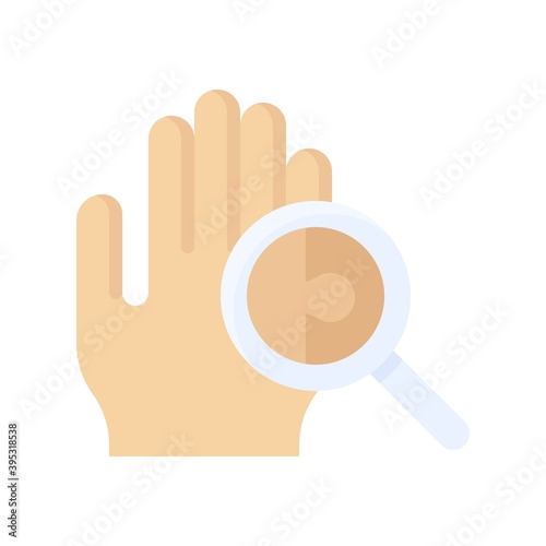 Obraz na płótnie sickness and disease related patient with extra finger problem vectors in flat style, w salonie