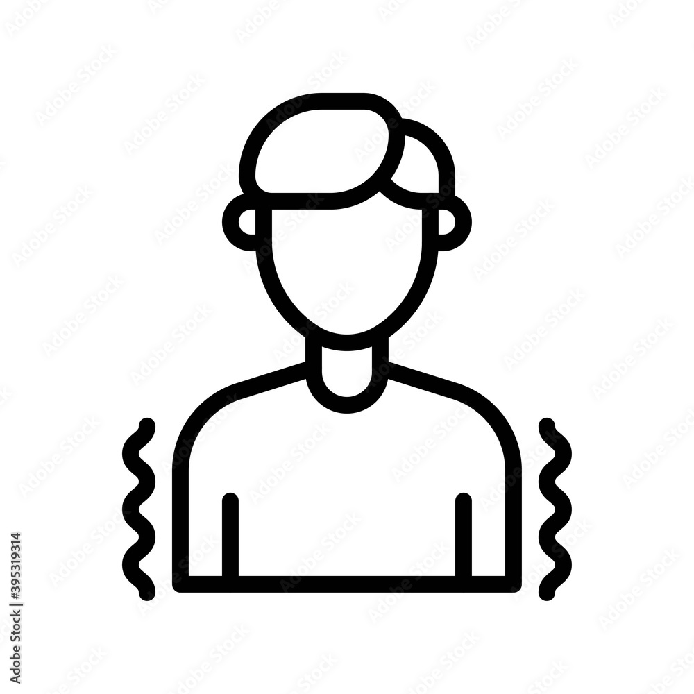 sickness and disease related boy or patient in fever vectors in lineal style, sickness and disease related boy or patient in fever vectors in lineal style,