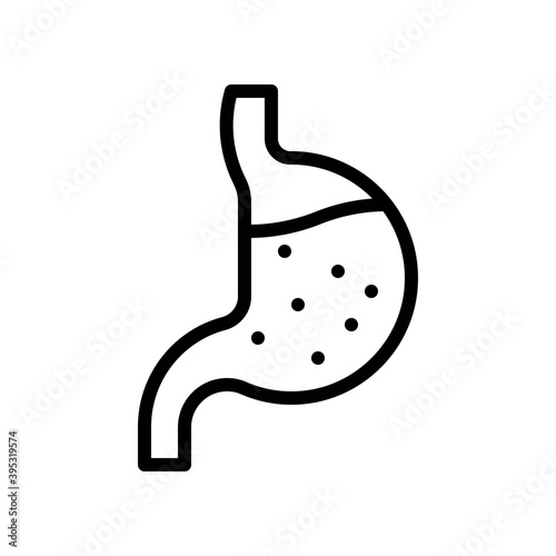 Obraz na płótnie sickness and disease related stomach pain or disease vectors in lineal style, w salonie
