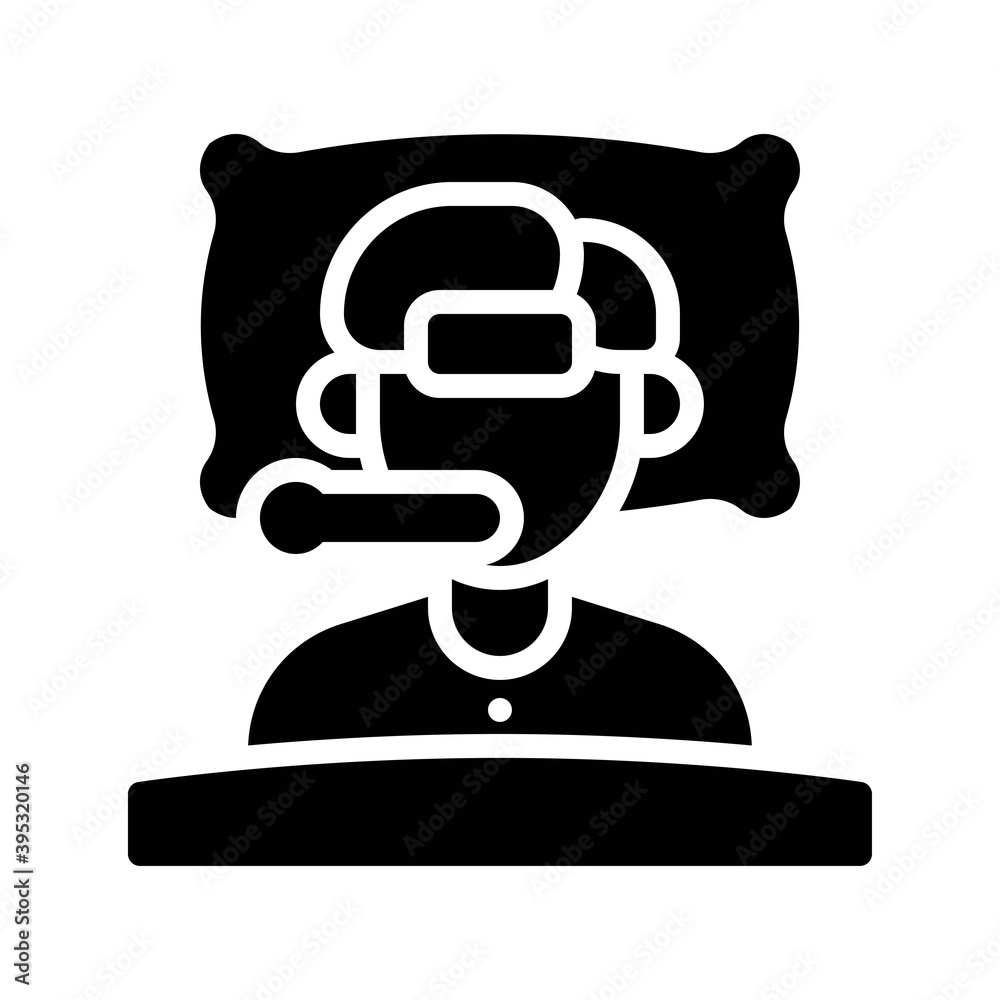 sickness and disease related boy or patient in fever vectors in solid design,