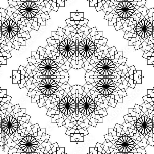 Design seamless decorative lacy pattern