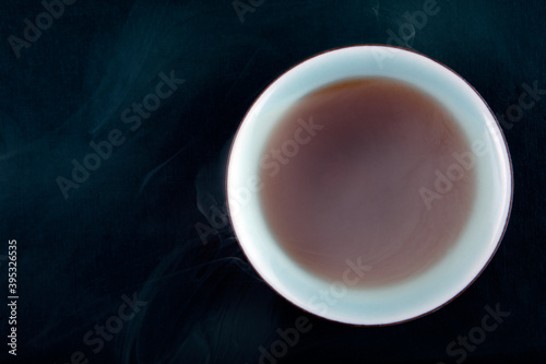 image of tea cup smoke