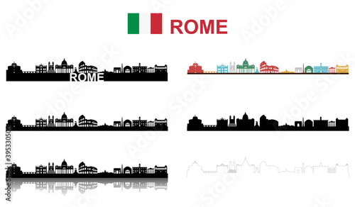 Rom Skyline, großes Set
