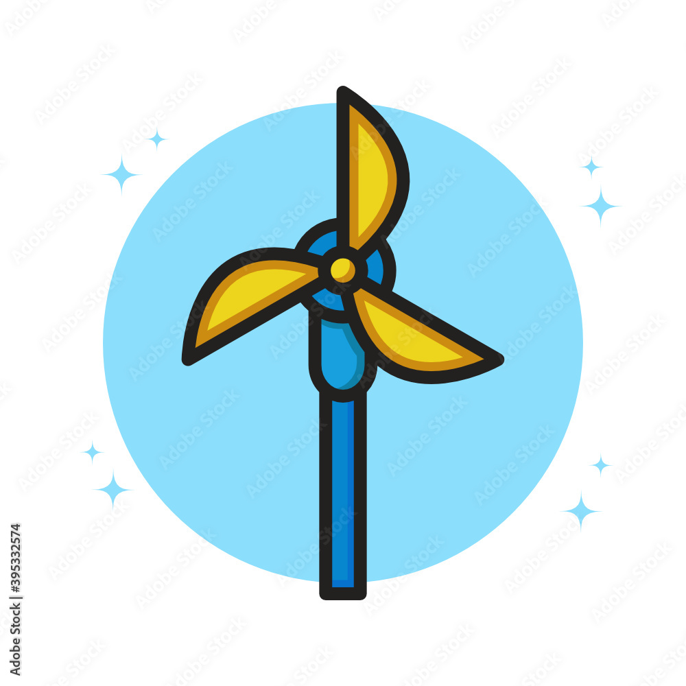 Fan Electric Icon Filled Line Style. Windmill Vector Illustration. Cooler tool Logo Sticker Symbol. Media Icon For Web and Print Template
Fan Electric Icon Filled Line Style. Windmill Vector Illustration. Cooler tool Logo Sticker Symbol. Media Icon For Web and Print Template