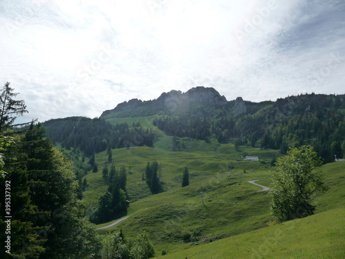 Fototapeta Naklejka Na Ścianę i Meble -  Famous Kampenwand mountain in Chiemgau Alps, Bavaria, Germany