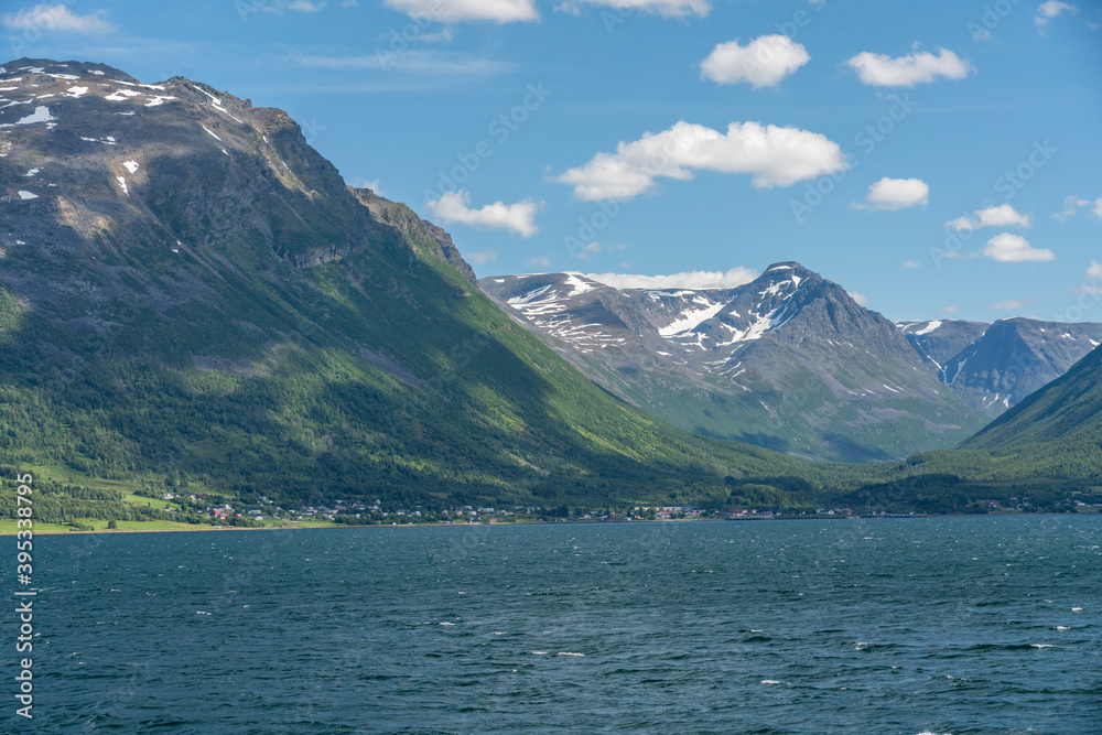 View from Olderdalen, Troms, Norway.