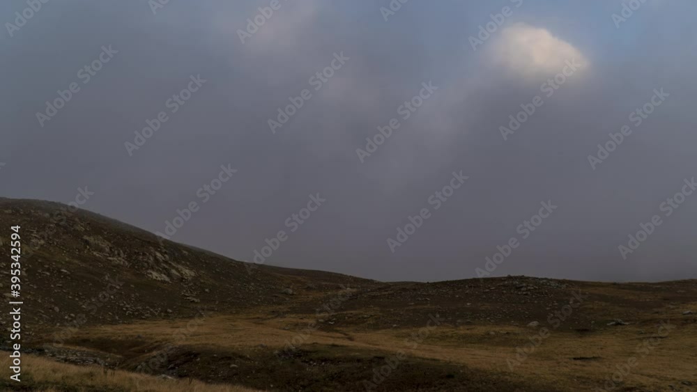 Timelapse of clouds are covering the mountains, Kackar Mountains, Turkey Timelapse of clouds are covering the mountains, Kackar Mountains, Turkey