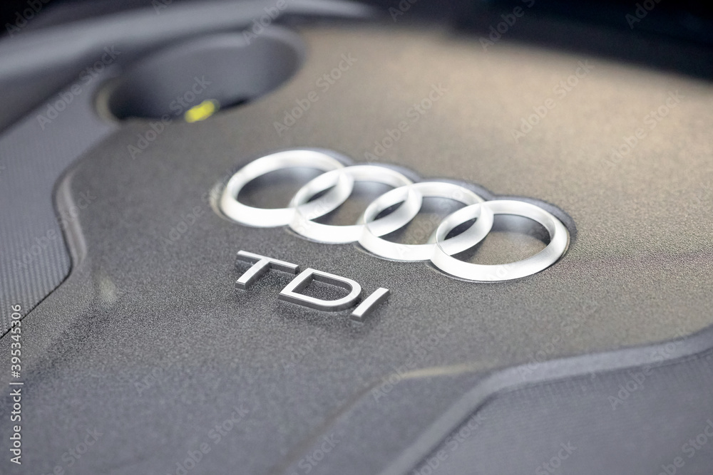 GRODNO, BELARUS - DECEMBER 2019: Audi A6 4G, C7 2.0 TDI 190 Hp 2016 ...