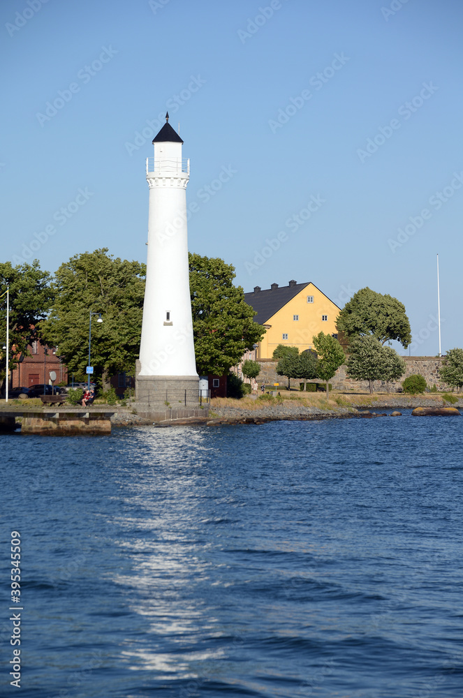 Leuchtturm bei Karlskrona, Schweden