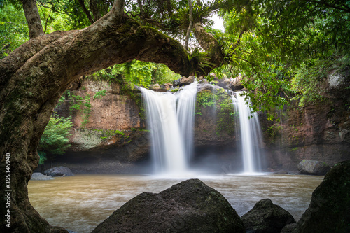 Beautiful waterfall landscape in Thailand