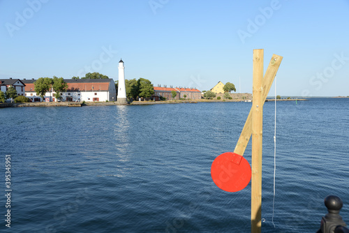 Leuchtturm bei Karlskrona, Schweden photo