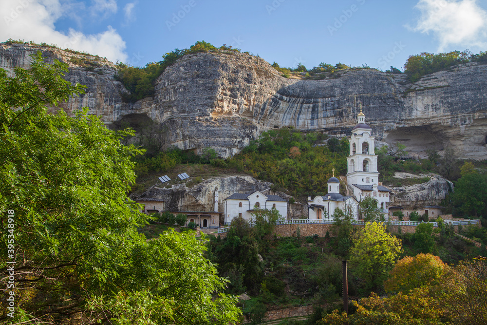 Russia. Crimea. Bakhchisarai. Holy Dormition male cave monastery