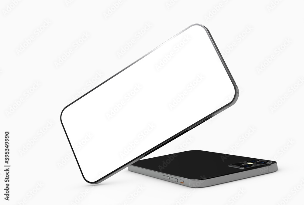 a digital smartphone device mobile phone 3d isolated a digital smartphone device mobile phone 3d isolated