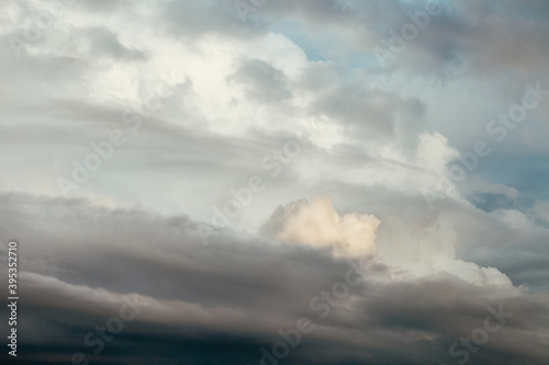 Dramatic sky with stormy clouds © Manu Reyes