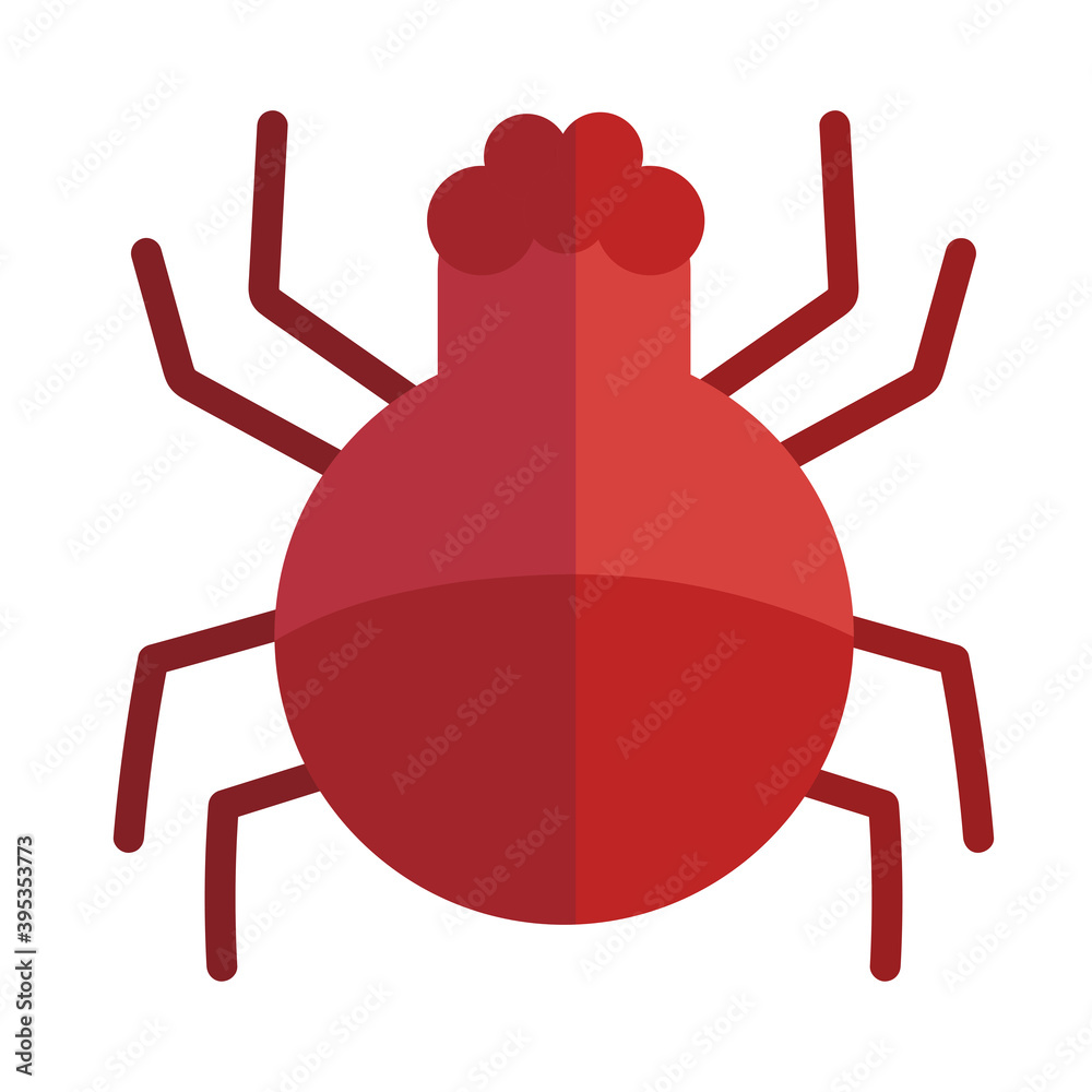 cockroach insect animal in cartoon flat icon style cockroach insect animal in cartoon flat icon style