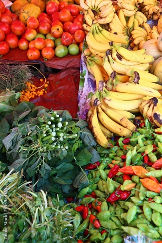 Fruit market in Guadeloupe