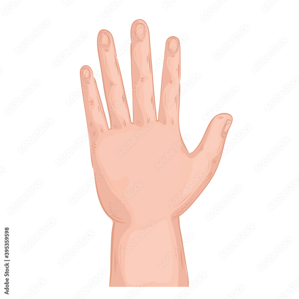 hand human stop symbol isolated icon vector illustration design hand human stop symbol isolated icon vector illustration design