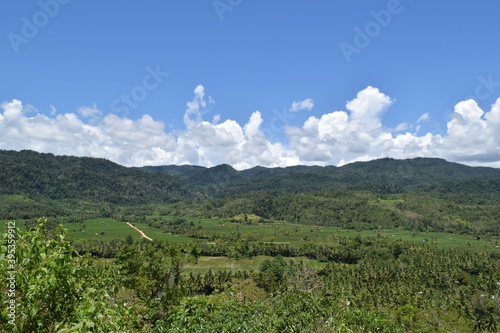 landscape with mountains