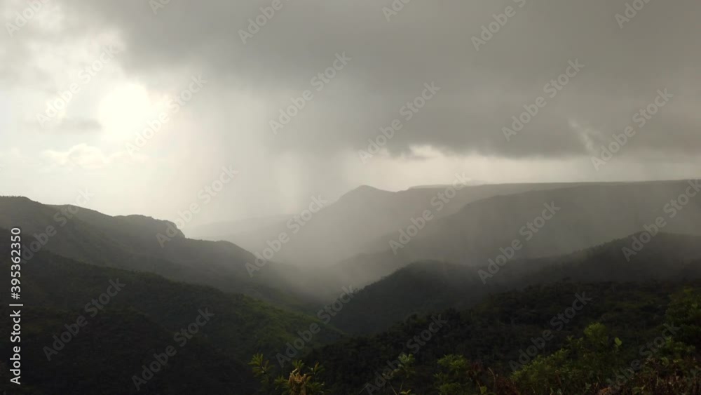 The Black River Gorges National Park in Mauritius, Africa