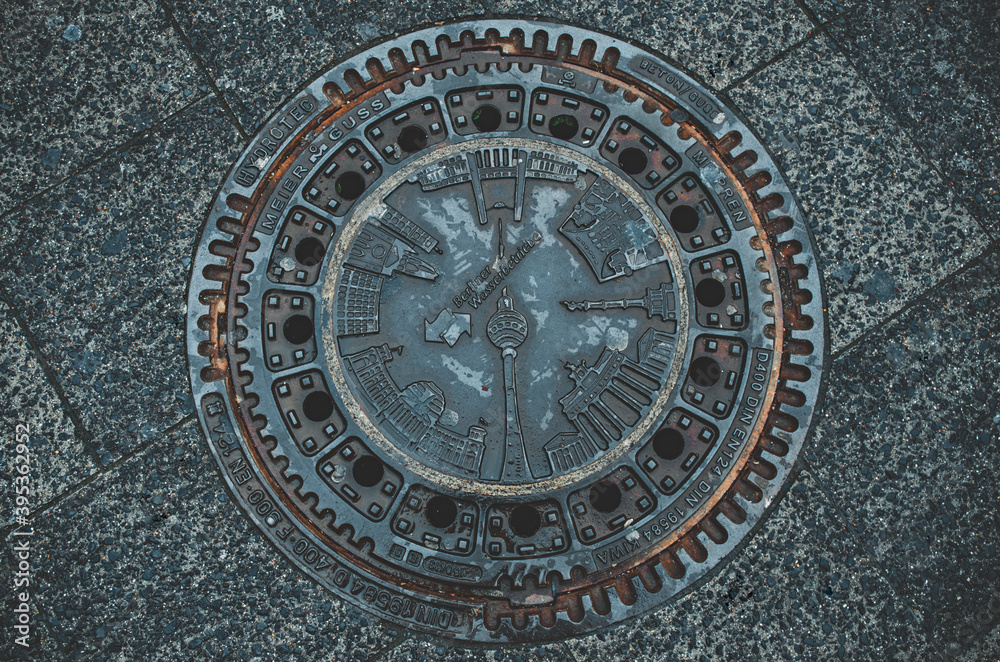 sewer manhole in Berlin
