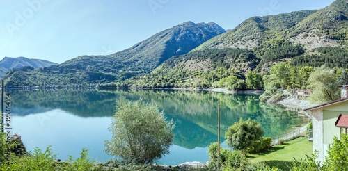 Scanno lake, Abruzzo, Italy photo