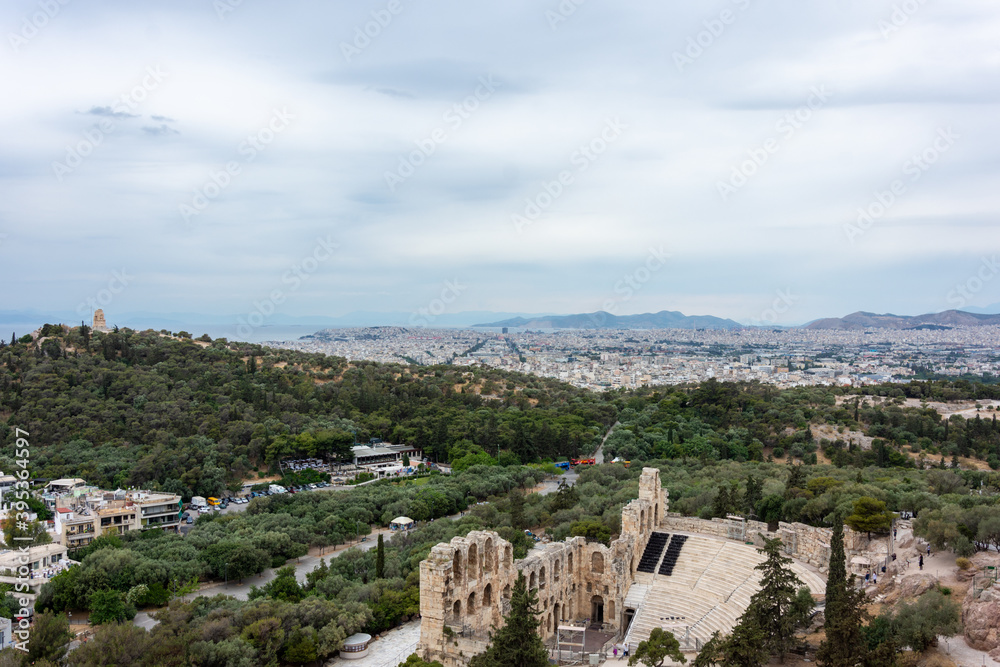 Obraz premium Travel to historical places in Greece.