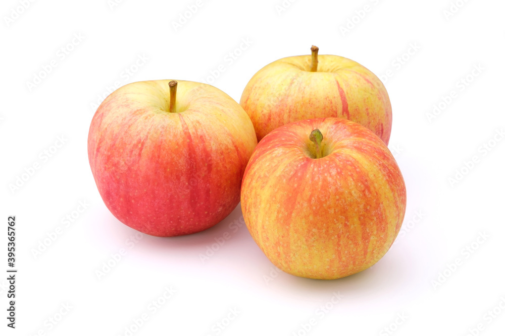 Three apples isolated on a white background. Three apples isolated on a white background.