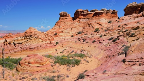 Colorful rock formations at Coyote Buttes South near Kanab © Jerzy