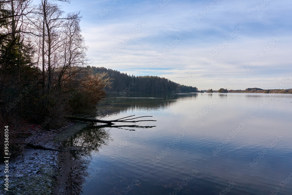 Wonderful landscape around lake seeham