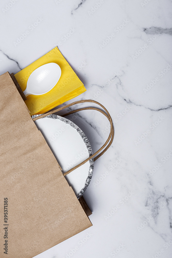 Aluminum take away food containers ready for delivery Aluminum take away food containers ready for delivery