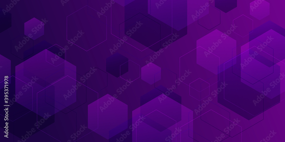 Modern future purple abstract game background with hexagon shape element. Vector illustration design for business presentation, banner, cover, web, flyer, card, poster, game, texture, slide, magazine Modern future purple abstract game background with hexagon shape element. Vector illustration design for business presentation, banner, cover, web, flyer, card, poster, game, texture, slide, magazine