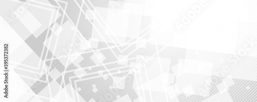 White grey abstract banner background. Vector illustration design for business presentation, banner, cover, web, flyer, card, poster, game, texture, slide, magazine, and powerpoint.